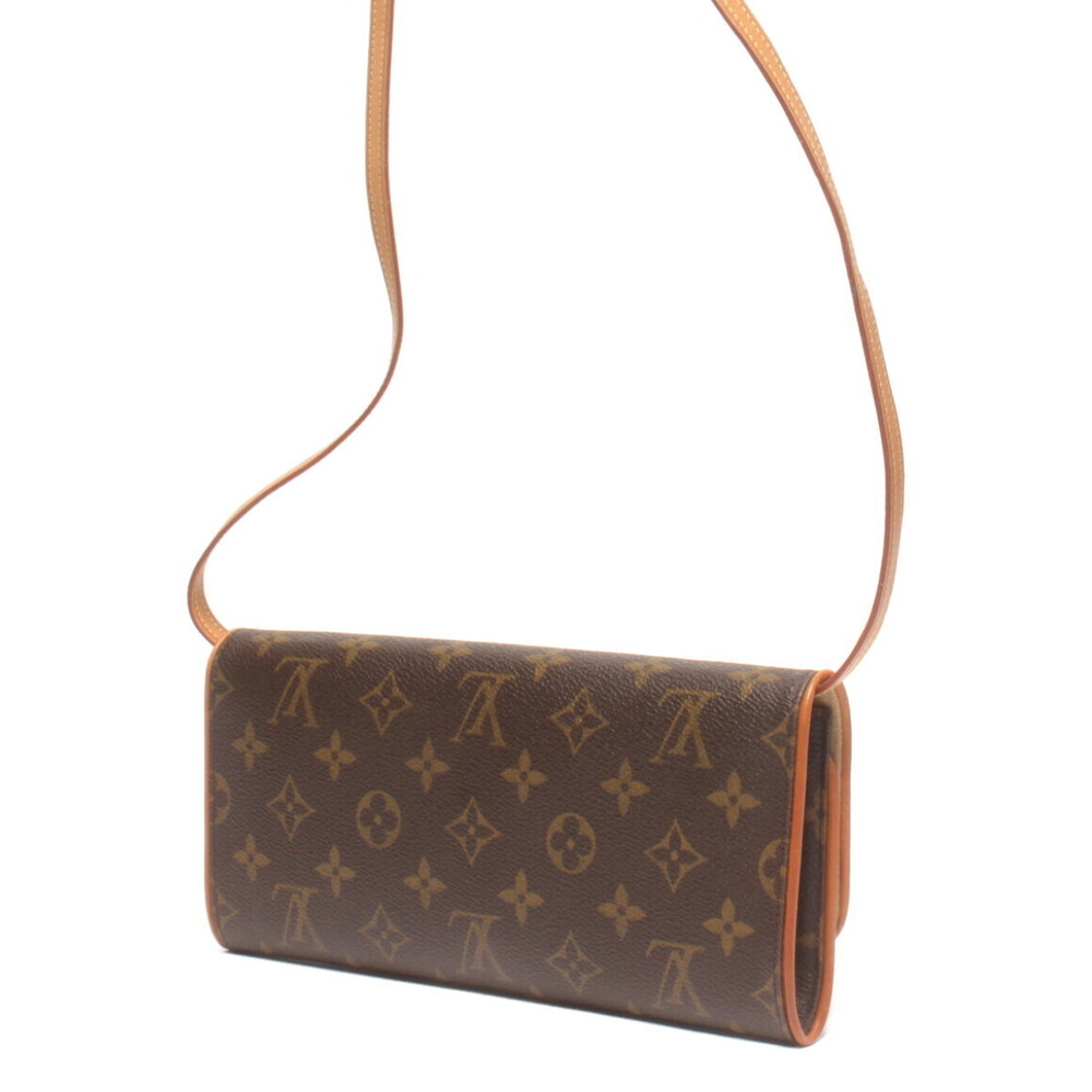 Louis Vuitton Pochette Clutch Bag Shoulder Twin Monogram
